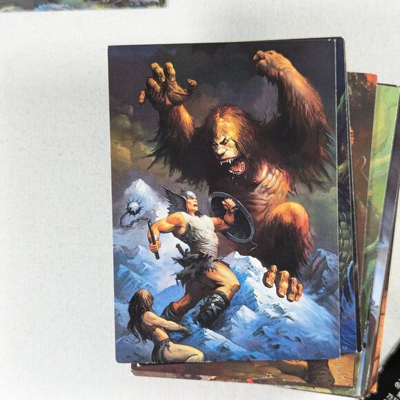 Ken Kelly fantasy art cards collection 2, 1994, BASE SET ONLY 90 cards - Picture 9 of 10